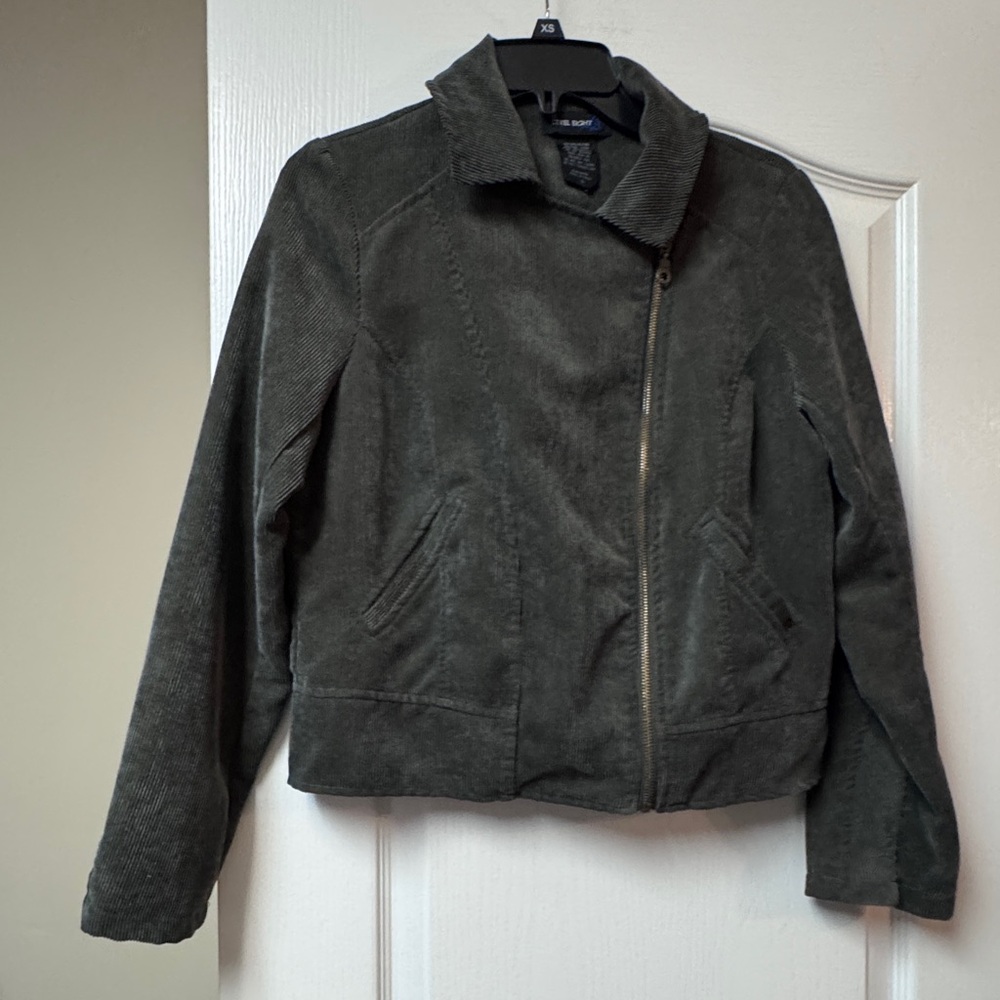 Olive Corduroy Jacket for Women